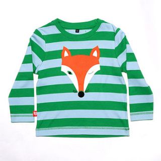 child's 'winky fox' t shirt by sgt.smith