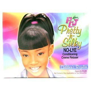 PCJ Pretty n Silky Regular No Lye Conditioning Creme Relaxer for Children Health & Personal Care