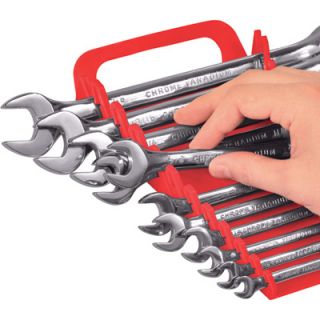 Ernst Manufacturing Wrench Gripper — 11-Tool, Red, Model# 5086  Wrench Organizers