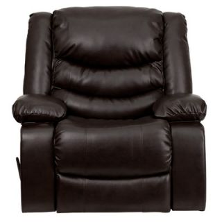 FlashFurniture Leather Chaise Recliner