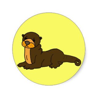 BT  Otter Cartoon Stickers