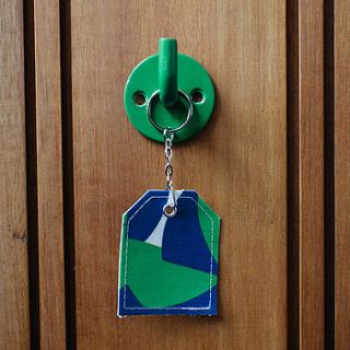 windy weather keyring by laura spring