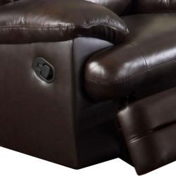 Coney Coffee Leather Reclining Sofa, Loveseat and Reclining Chair Sofas & Loveseats