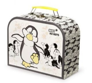 Nici Penguin Suitcase Cardboard 8.6x6.7x3.7'' Clothing