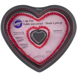 Novelty Cake Pan fluted Heart Wilton Metal Bakeware