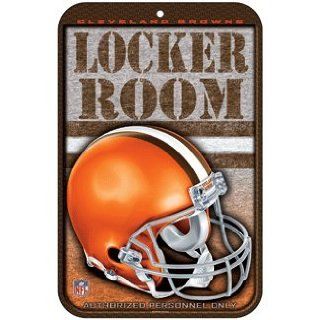 NFL Cleveland Browns Locker Room Sign  Sports Related Merchandise  Sports & Outdoors