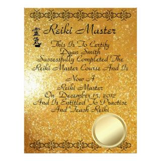 Reiki Certificate Letterhead