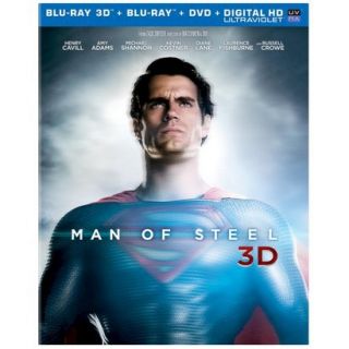 Man of Steel (Blu ray 3D + Blu ray + DVD +UltraV