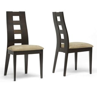 Baxton Studio Paxton Dark Brown Modern Dining Chairs (Set of 2) Baxton Studio Dining Chairs