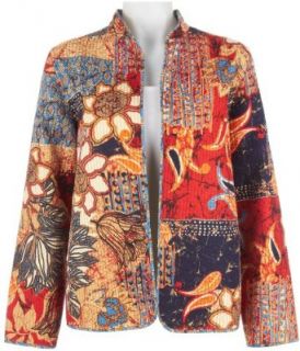 Ethnic Patchwork Quilt Jacket in Multi By Alfred Dunner (20) Blazers And Sports Jackets