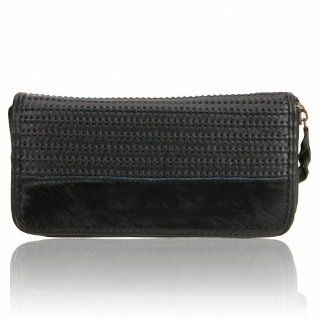 New Winter Woven PU Leather Horse Hair Leopard Wallet Black by MaxSale Computers & Accessories