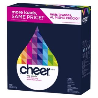Ultra Cheer® Fresh Clean Powder   120 loads