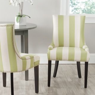 Safavieh Lester Multi Stripe Chair (Set of 2) Safavieh Dining Chairs
