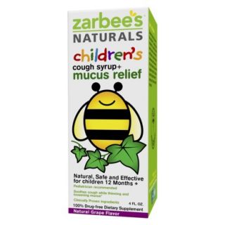Zarbees Naturals Childrens Grape Cough Syrup +