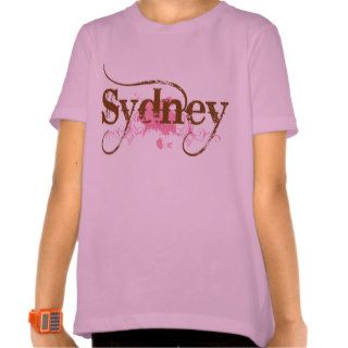 Cute Girls Name Sydney T shirt