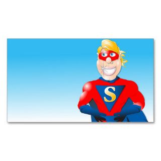 Super Hero Business Card  Horizontal2