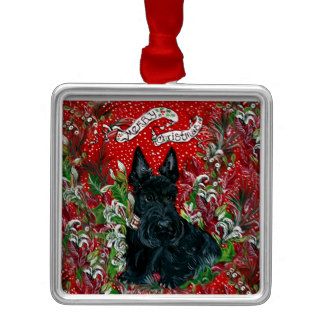 Scottish Terrier Xmas Christmas Tree Ornaments