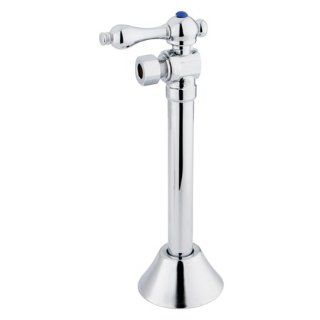 Kingston Brass CC83201 1/2" Sweat, 3/8" O.D. Compression Angle Shut off Valve with 5" Extension, Chrome (1/2SWEAT, 3/8OD COMP, 5EXT Chrome Finish)   Other Products