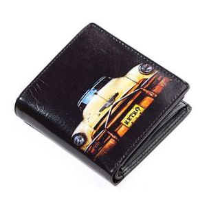 cuban car gents leather tri fold wallet by adventure avenue