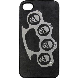 Crystal Diamond Brass Knuckles Skull iPhone 4 & 4S Case Cell Phones & Accessories