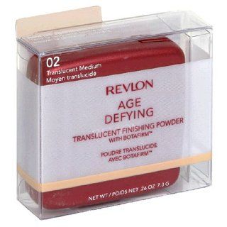 Revlon Age Defying Translucent Finishing Powder with Botafirm, Translucent Medium 02, 0.26 Ounce (Pack of 2)  Face Powders  Beauty