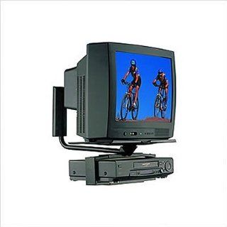 Standard TV Wall Mount Combo w/ VCR/DVD Mount (19"   24" Screens) Color Black Electronics