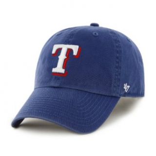 Texas Rangers Clean Up Adjustable Cap  Baseball Caps  Clothing