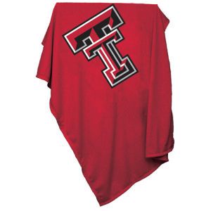 Texas Tech Red Raiders Logo Chair NCAA Sweatshirt Blanket