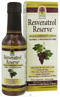 Natures Answer   Resveratrol Reserve Cellular Longevity Complex   5 oz.