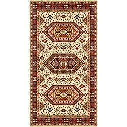 Woven Viscose Morocco Buff Area Rug (5 X 7)