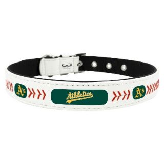 Oakland Athletics Classic Leather Large Baseball Collar