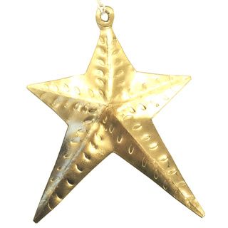 Handmade Metal Star Ornament (India) Accent Pieces