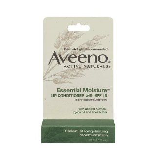 Aveeno Essential Moisture Lip Conditioner SPF 15 Stick (Pack of 6)  Lip Balms And Moisturizers  Beauty
