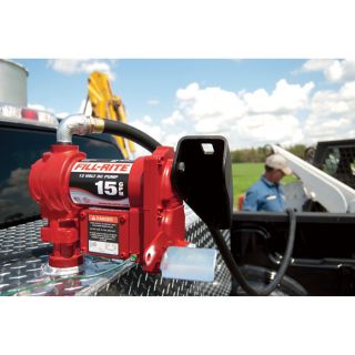 Fill-Rite Heavy-Duty Fuel Transfer Pump — 12 Volt, 15 GPM, Model# FR1210G  DC Powered Fuel Pumps