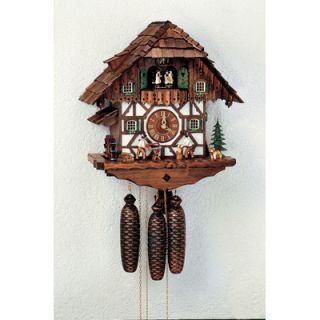Schneider 15.5 8 Day Movement Cuckoo Clock with Beer Drinkers