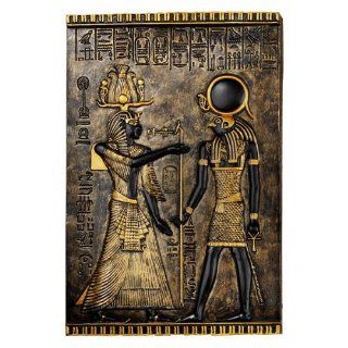 Ancient Egyptian Horus Wall Decor Temple Stele Plaque  