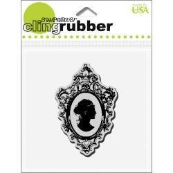 Stampendous Her Cameo Cling Rubber Stamp