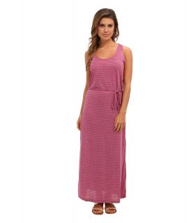 Ninety Thin Stripe Racerback Dress w/ Belt Womens Dress (Pink)