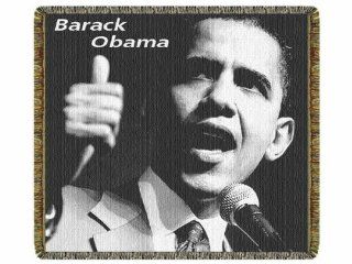 Barack Obama For President Tapestry Throw Blanket  