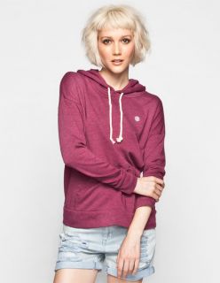 Twirl Womens Hoodie Burgundy In Sizes X Large, Large, Small, Medium For