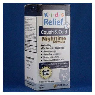 Homeolab USA Kids Relief Cough & Cold Nighttime Formula    3.4 fl oz Health & Personal Care