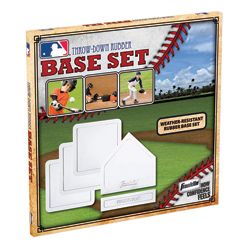 Franklin Five piece Mlb Throw down Weather resistant Rubber Base Set