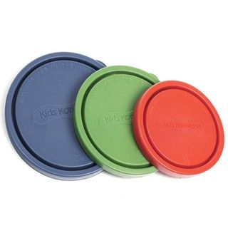 Kids Konserve Round Nesting Containers Lids (set Of 3)