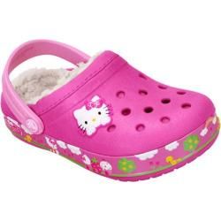 Girls' Crocs Crocband? Hello Kitty Fair Lined Clog Neon Magenta Crocs Slip ons