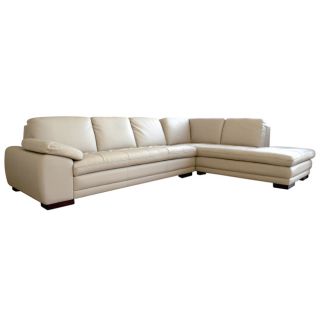 Tan Leather Sofa And Chaise Set