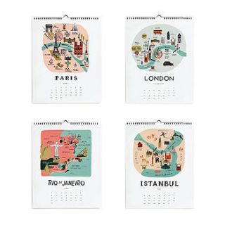 2014 flip around the world desk calendar by little baby company