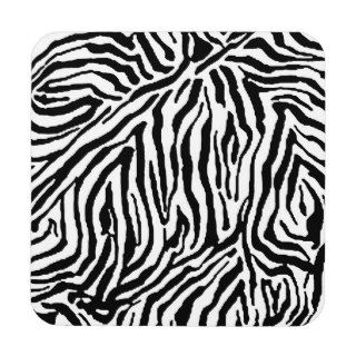 Zebra Stripe Swirls Pattern backgrounds fashion Drink Coasters