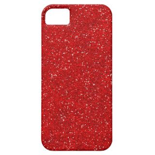Red Glitter Sparkle Graphic Art Pattern Design iPhone 5 Cases