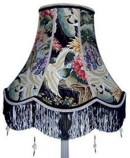 bespoke standard lampshade oriental noir by beauvamp