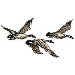 Art Impressions Wilderness Series 'Geese' Cling Rubber Stamp Clear & Cling Stamps